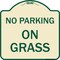 Signmission Designer Series Sign-On Grass, Tan & Green Heavy-Gauge Aluminum Sign, 18" x 18", TG-1818-23526 A-DES-TG-1818-23526 - alternate 1